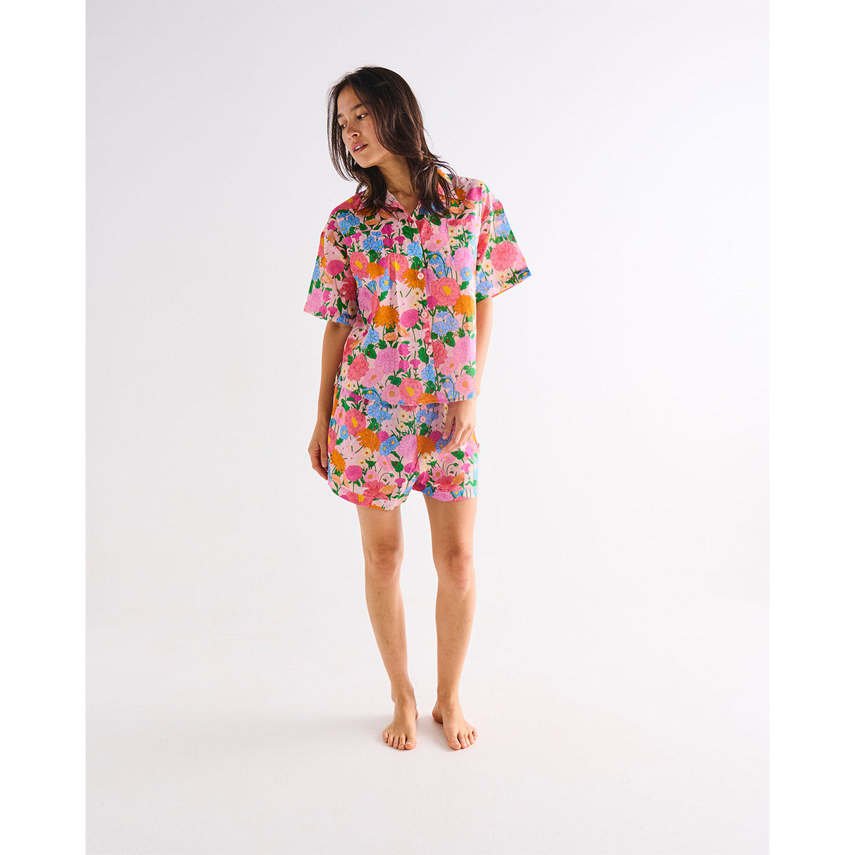 Follow The Sun Short Sleeve Pyjama Top & Short Set