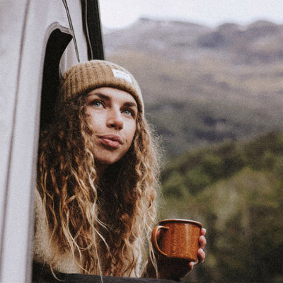 Levi Olive Brown Beanie O/S