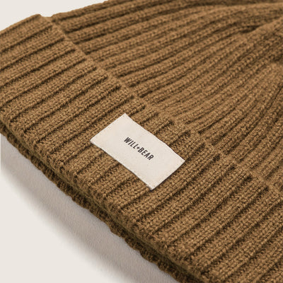 Levi Olive Brown Beanie O/S