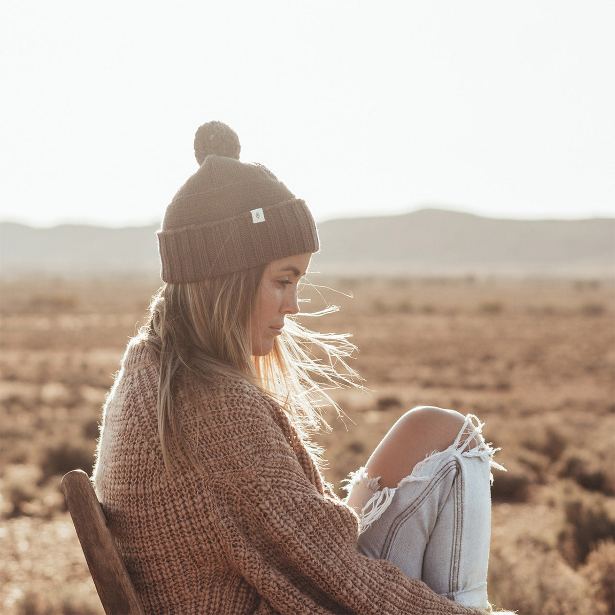 Tasman Brown Beanie O/S