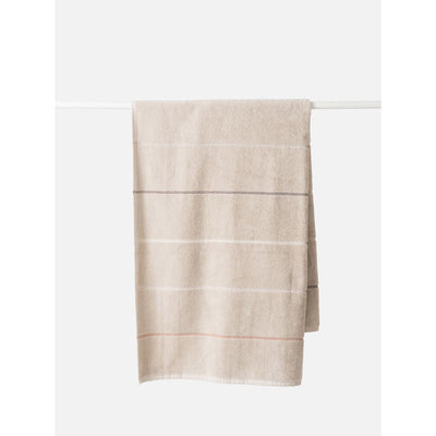 Pia Cotton Bath Towel Oat/Multi