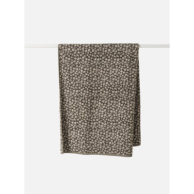 Forget Me Not Cotton Bath Towel Ivy/Oat