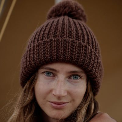 Willow Brown Beanie O/S
