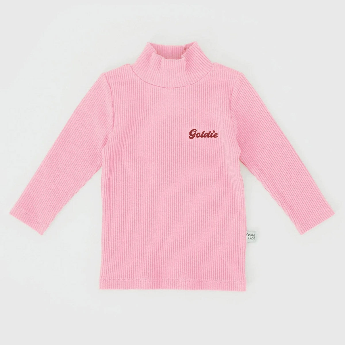 Embroidered Rib Skivvy Sweet Pea