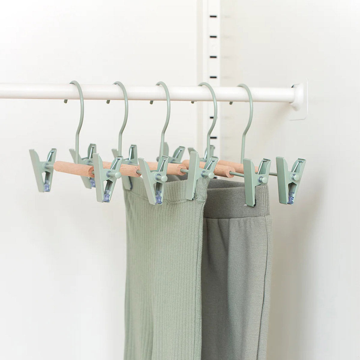 Kids Clip Hangers in Sage