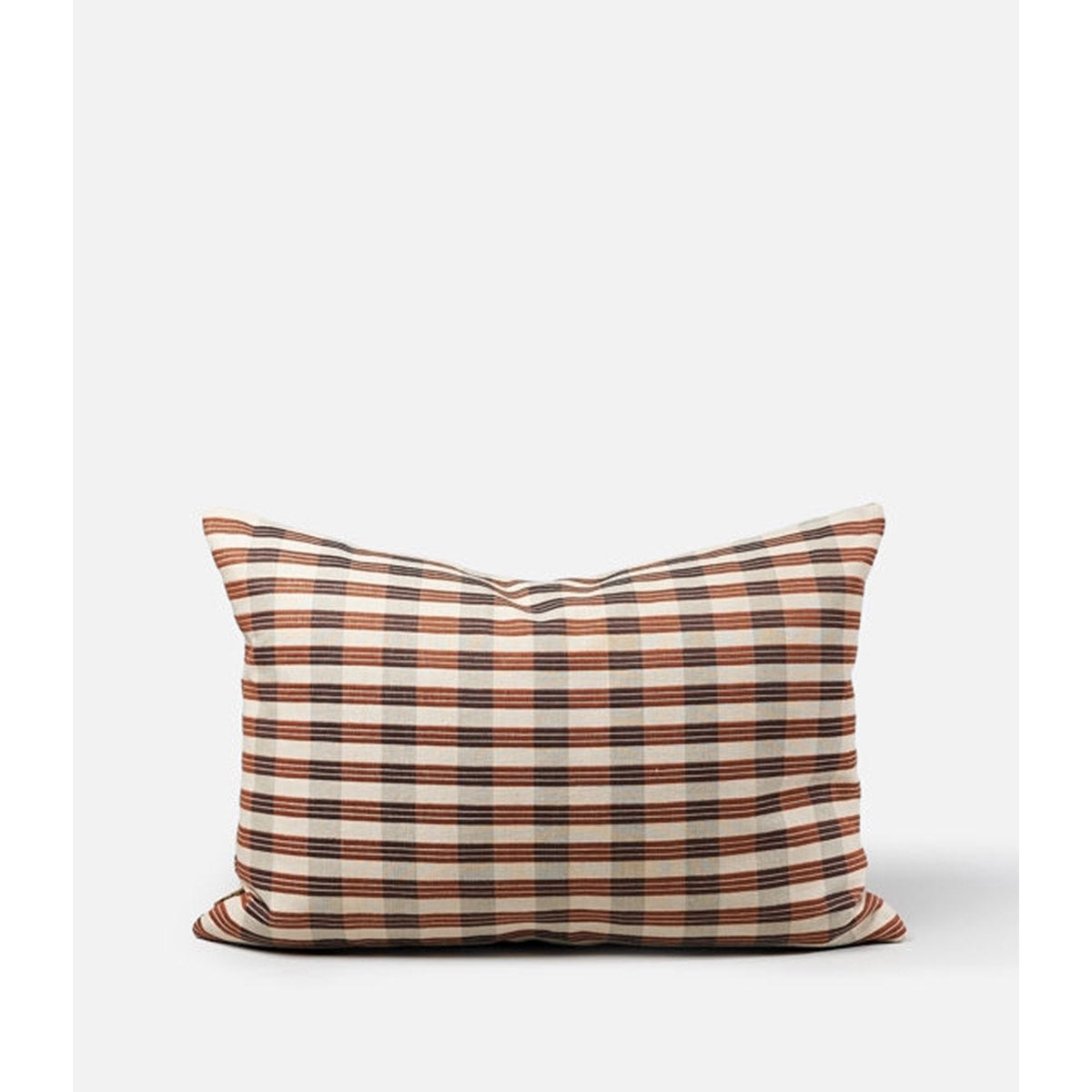 Folio Cushion w/Insert - Russet/Mulberry