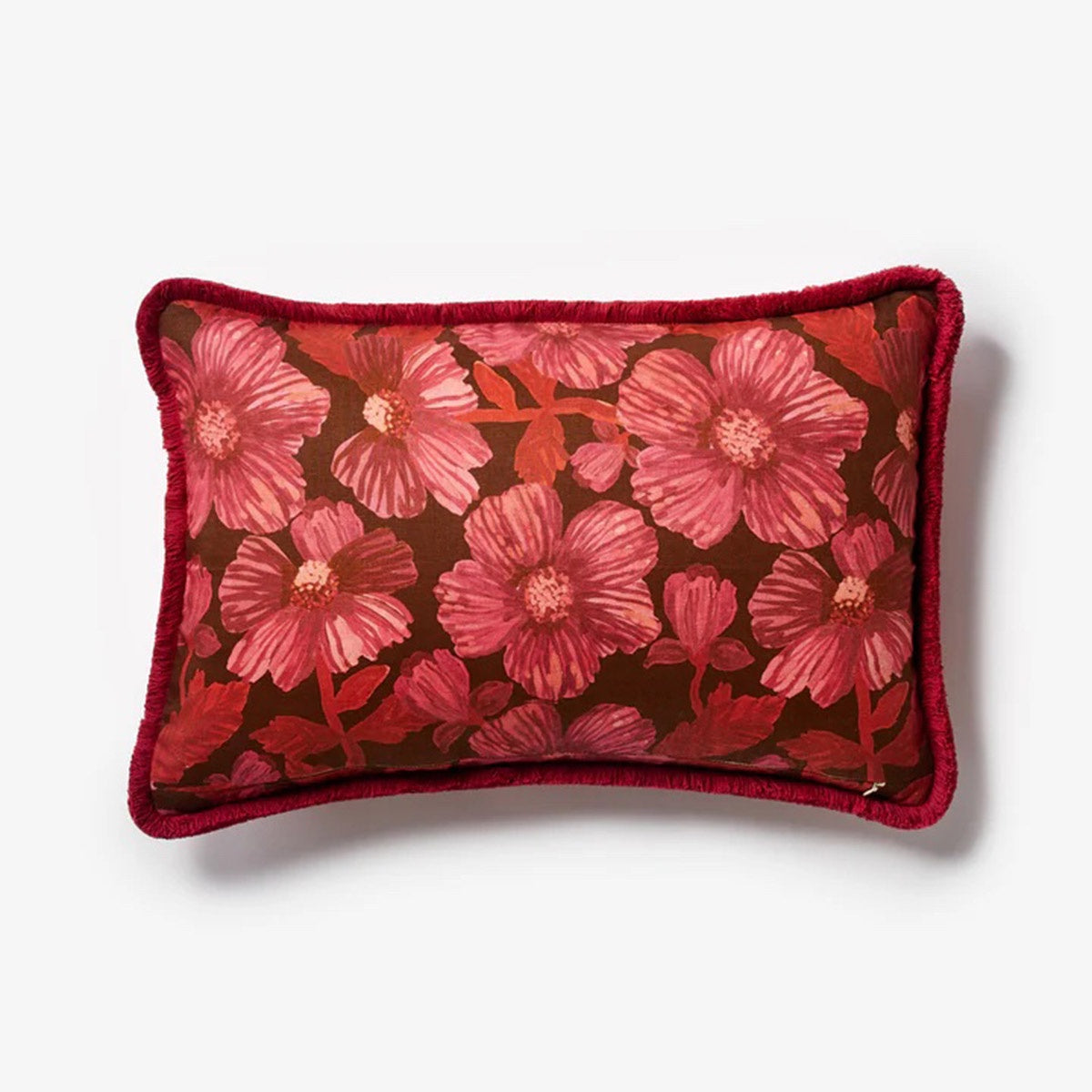 Woodland Dark Cerise 60x40cm Cushion