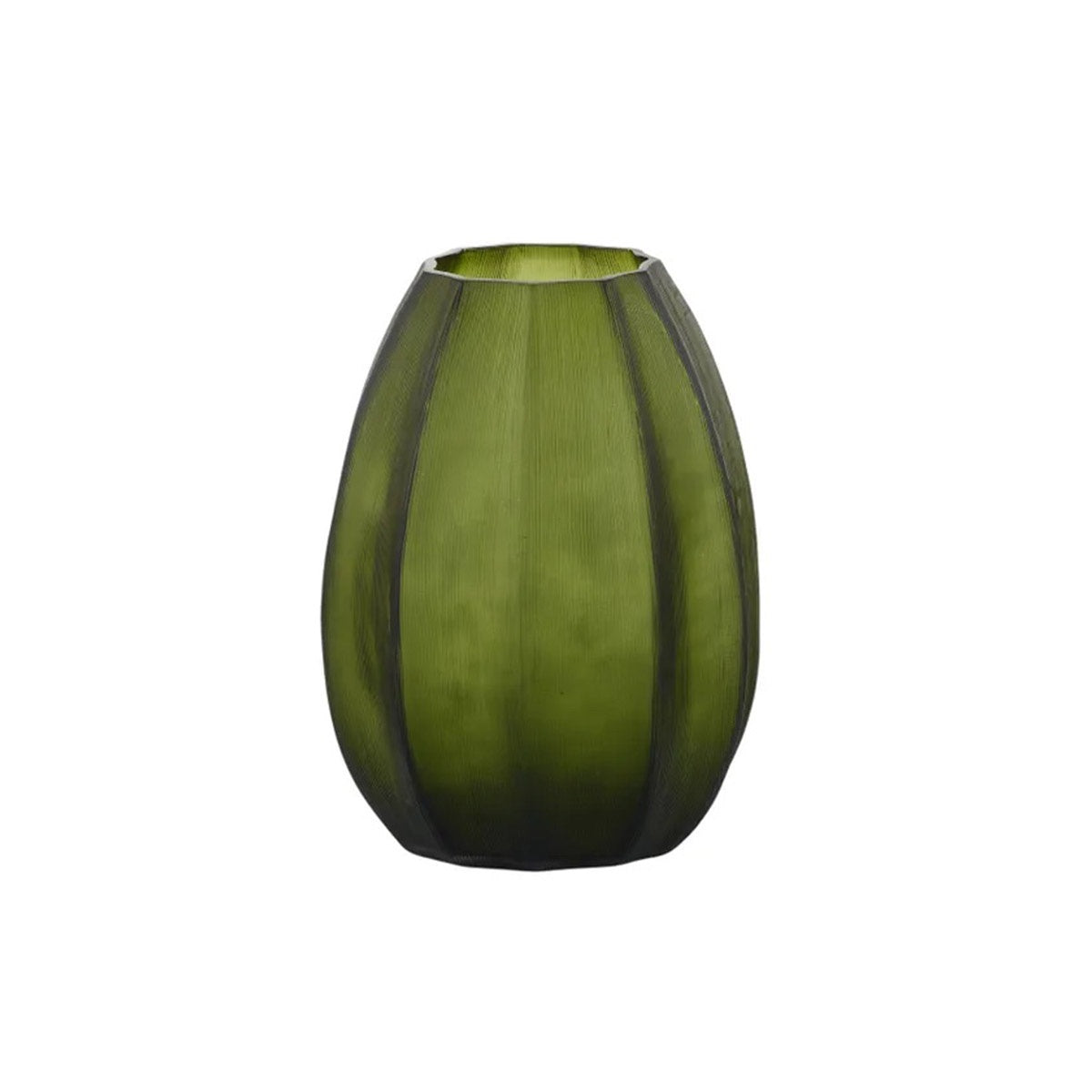 Mossman Glass vase 20x20x25cm - Green