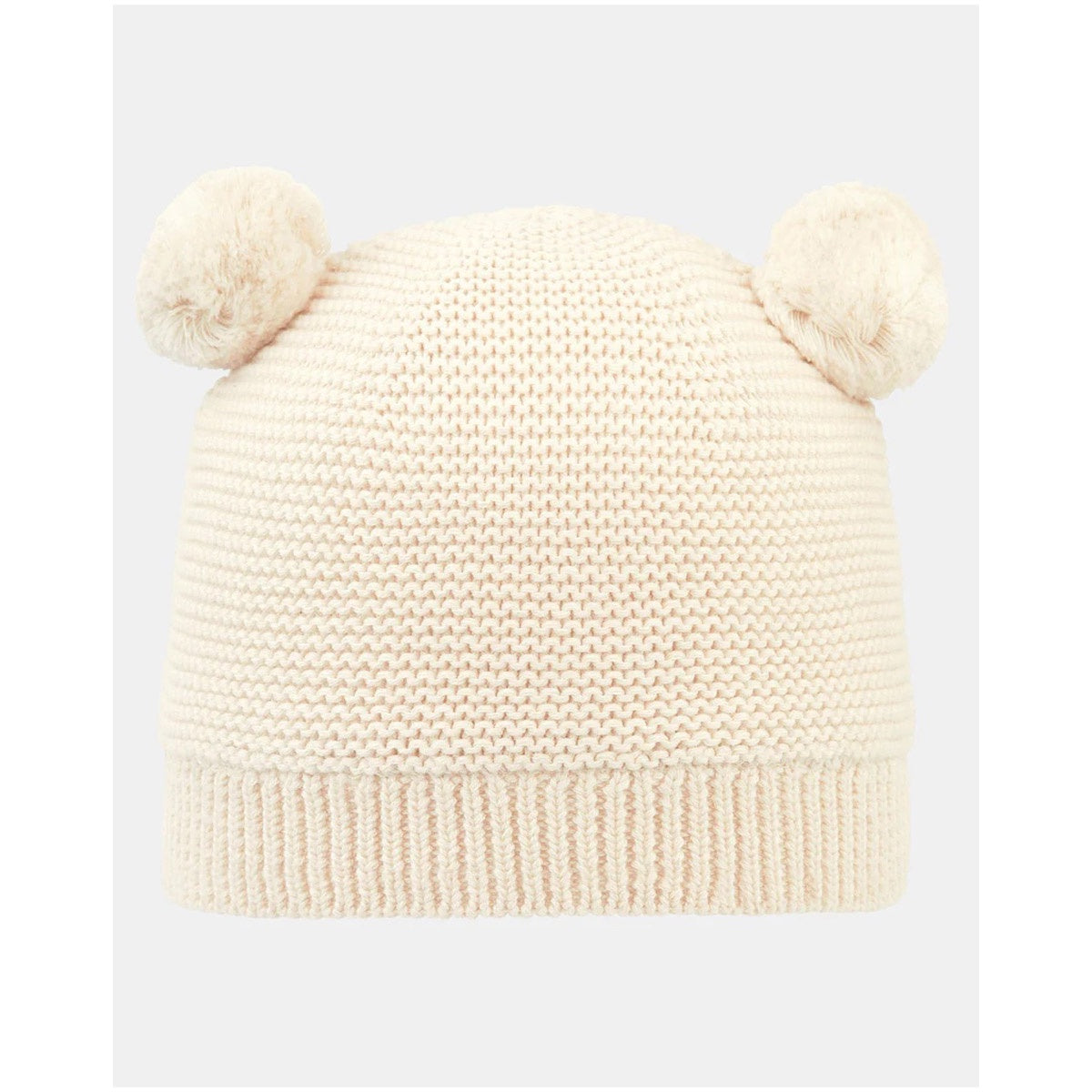 Organic Beanie Snowy - Feather