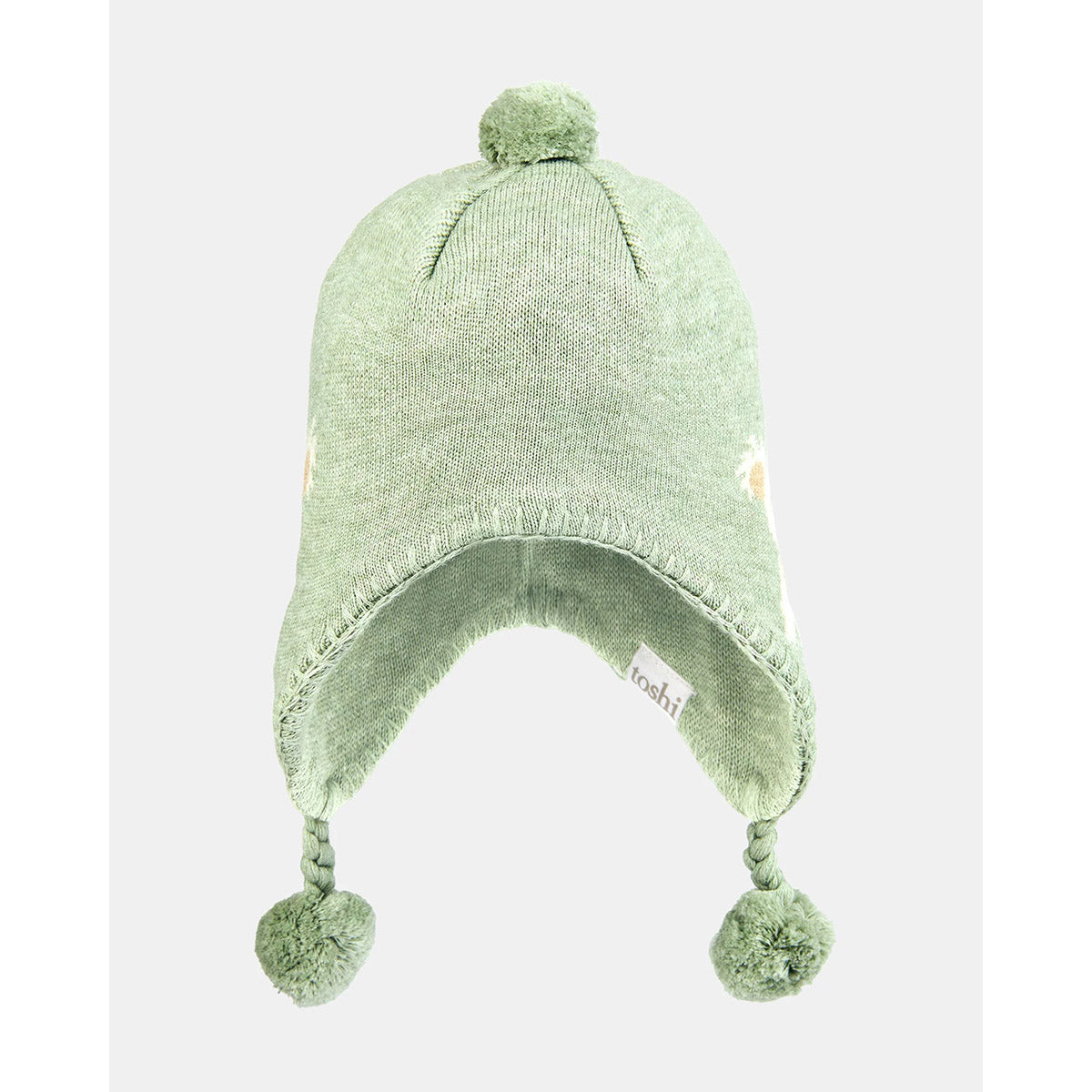 Organic Earmuff Storytime Beanie - Koala