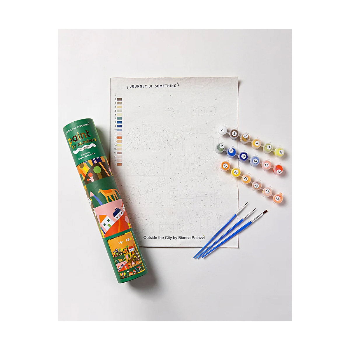 Kids Paint By Numbers - Outside The City
