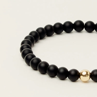 Protection Bracelet with Onyx