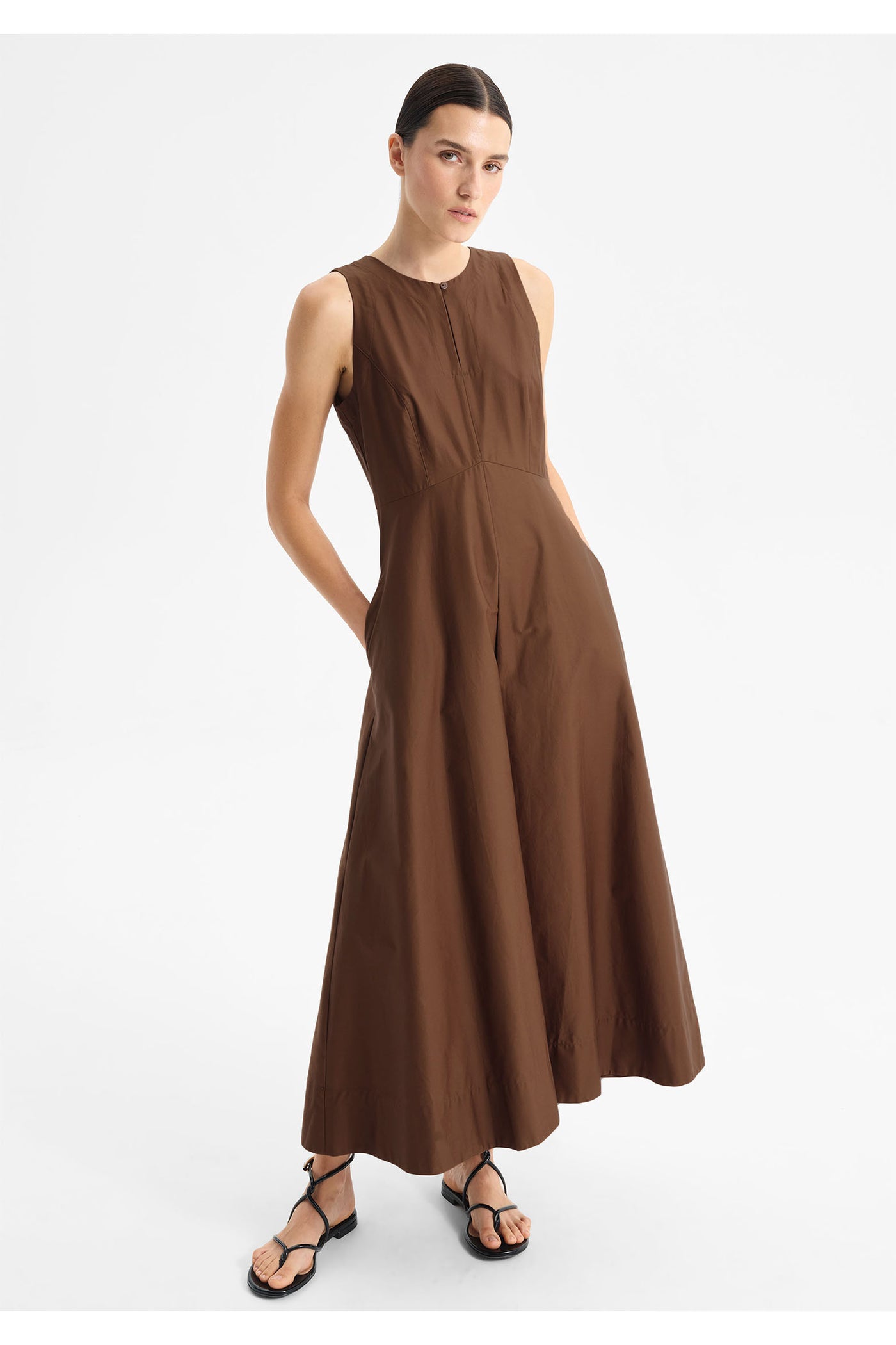 Brooks Dress Chocolate