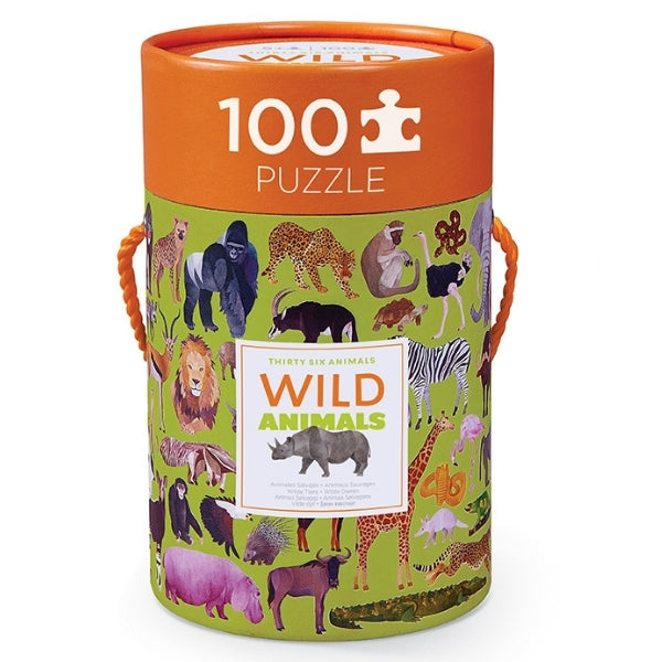 36 Animal Puzzle 100pc - Wild Animals