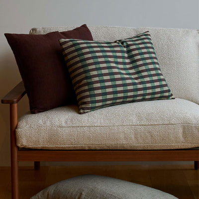 Folio Cushion w/insert - Mint/Boysenberry