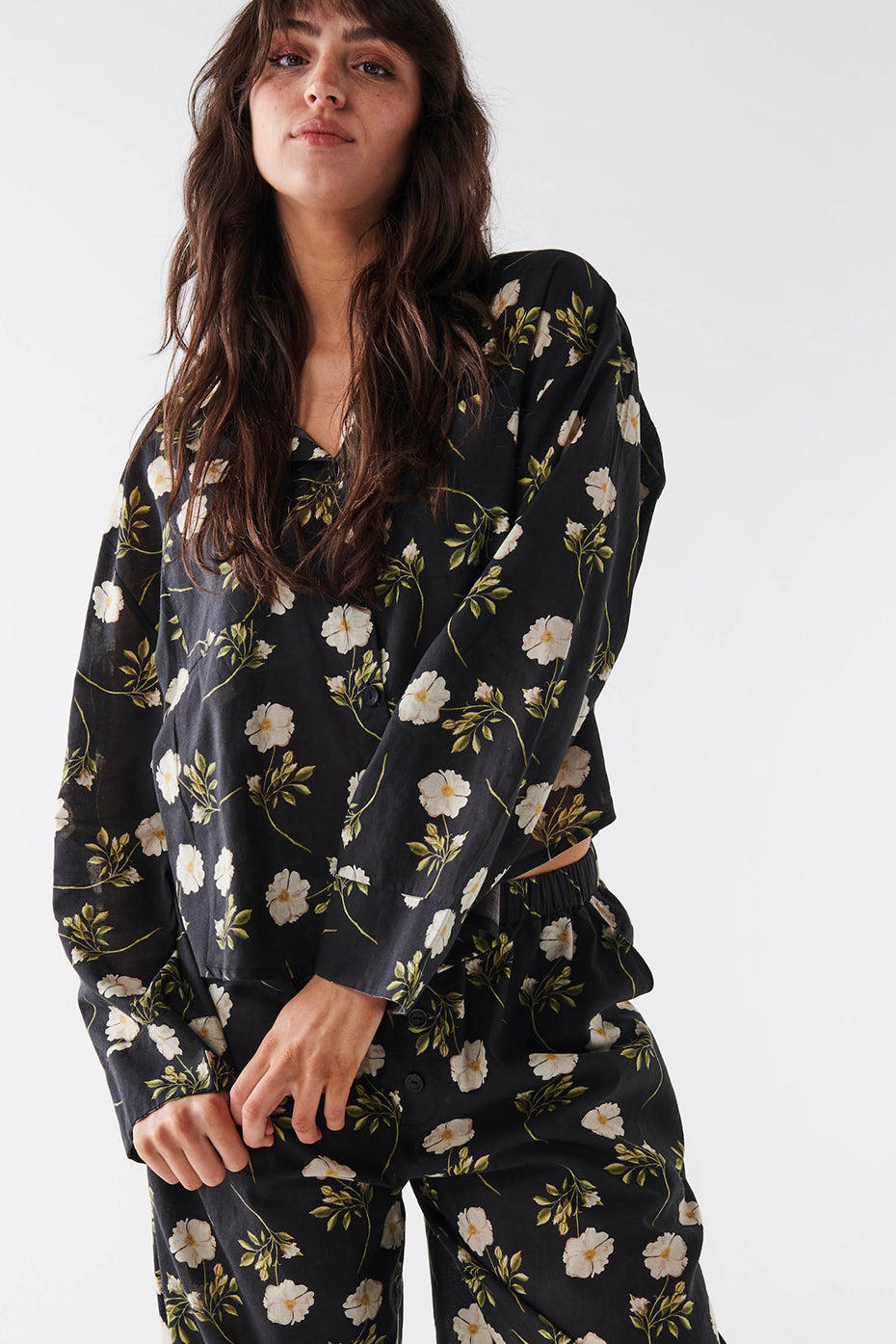 Wild Rose Long Sleeve Pyjama Set