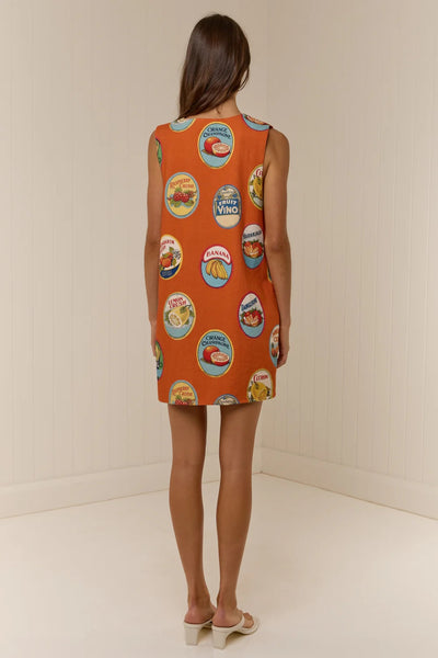 Louis Mini Dress - La Fruta