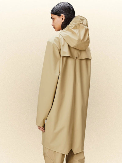 Rains Long Jacket - Sand