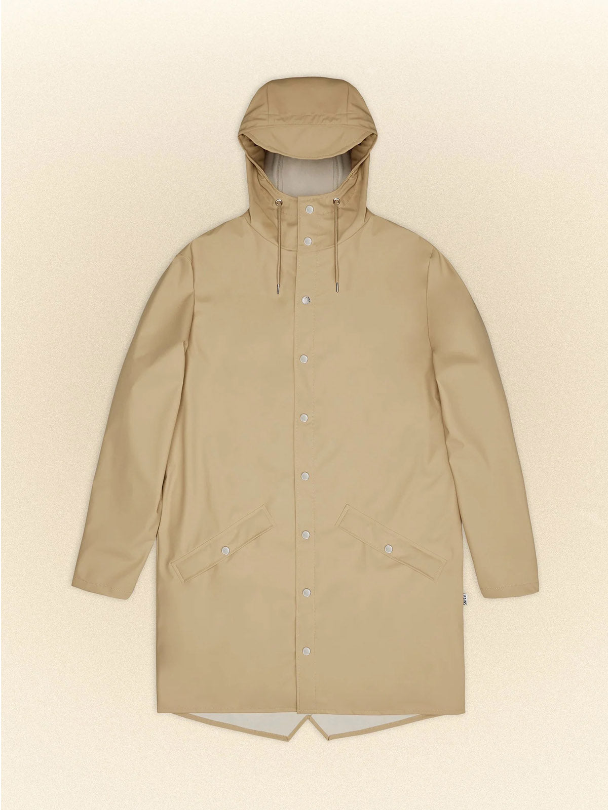 Rains Long Jacket - Sand