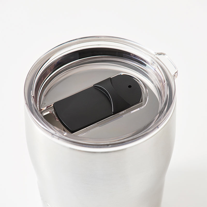 Huski  Short Tumbler 2.0 -Brushed Stainless