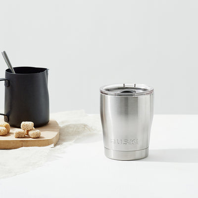 Huski  Short Tumbler 2.0 -Brushed Stainless