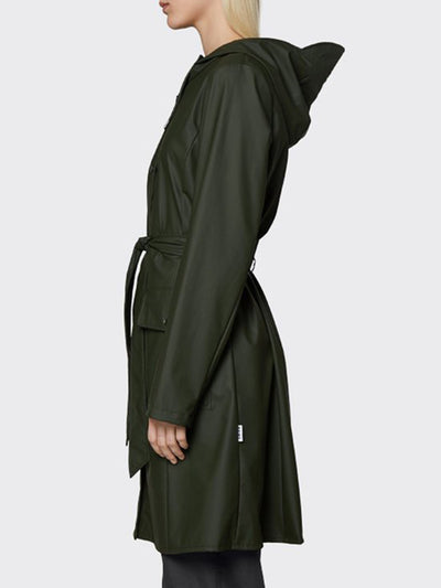 Rains Curve Jacket Green