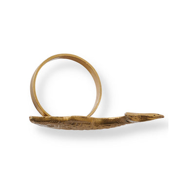 Brass Fish Napkin Rings Set of 6