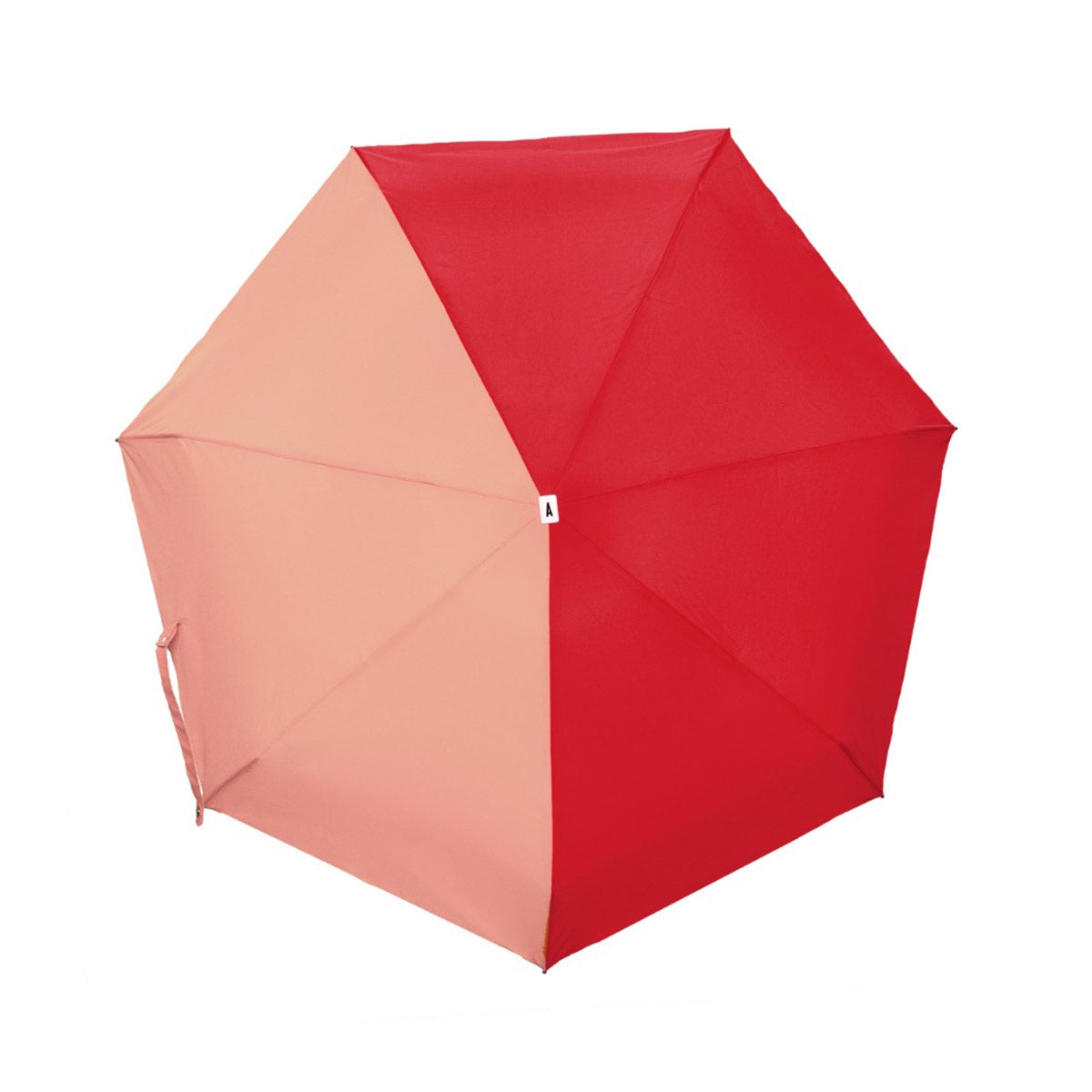 Anatole Bi Colour Micro Umbrella - Red and Coral