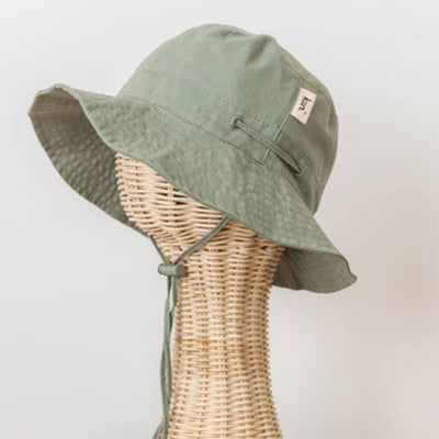 Cotton Sun Hat, Eucalyptus