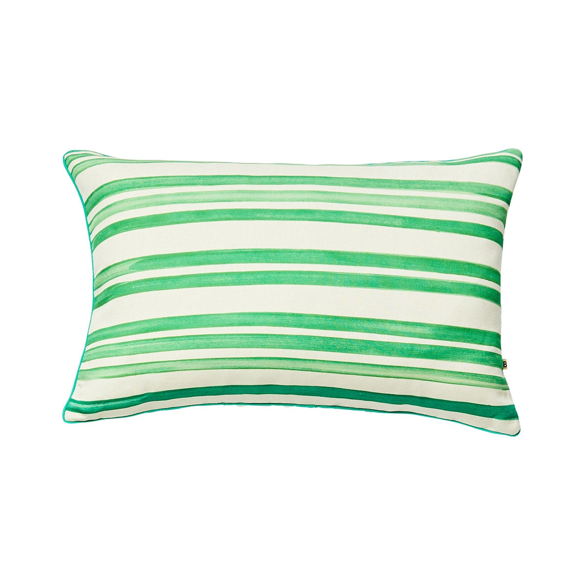 Outdoor Cushion Striped Green 60 x 40cm