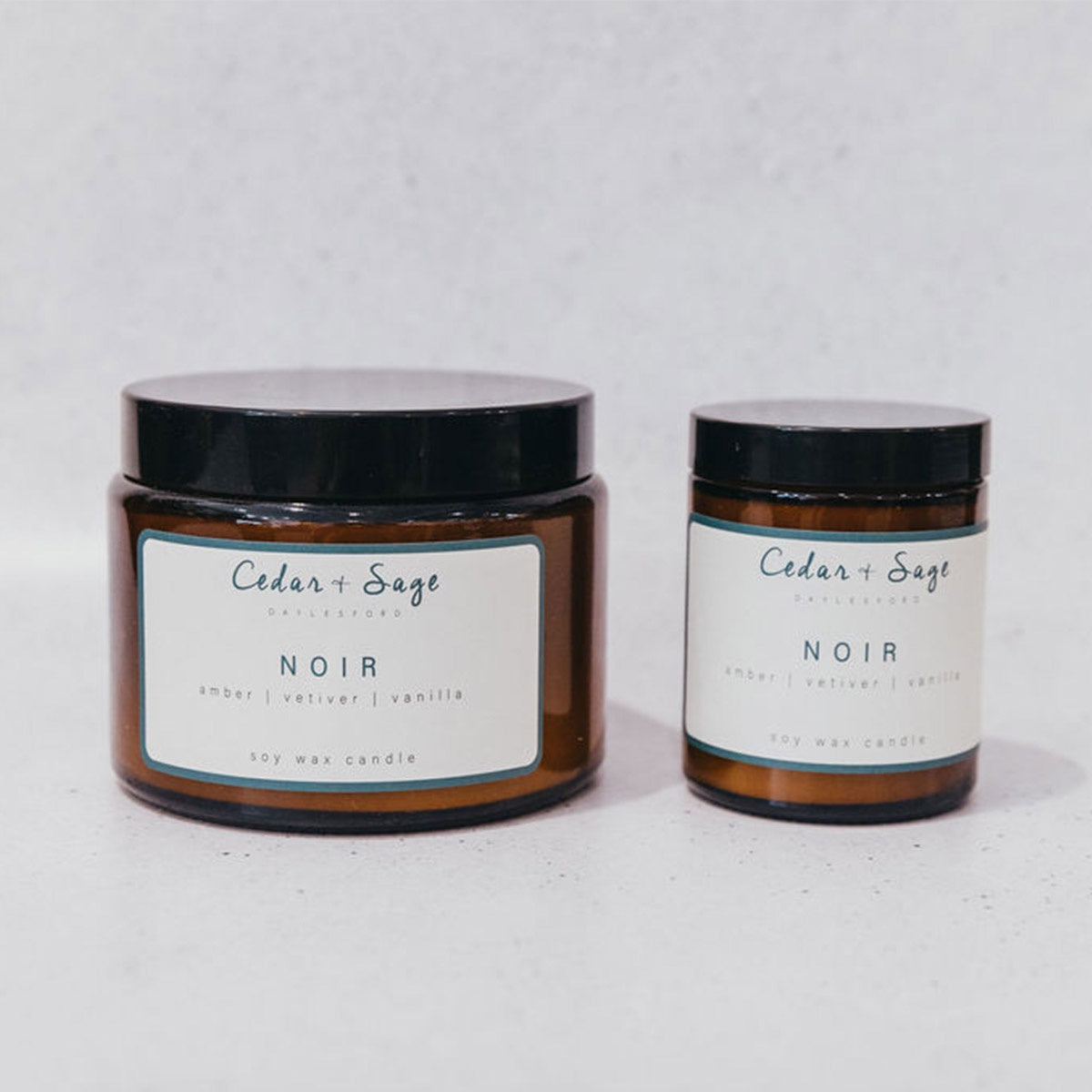 Cedar and Sage Noir Candle