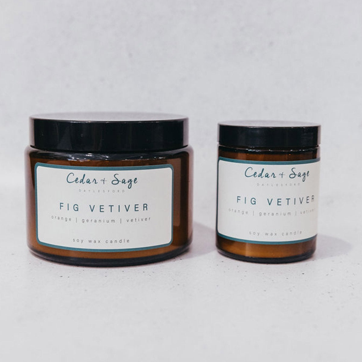 Cedar and Sage Fig Vetiver Candle