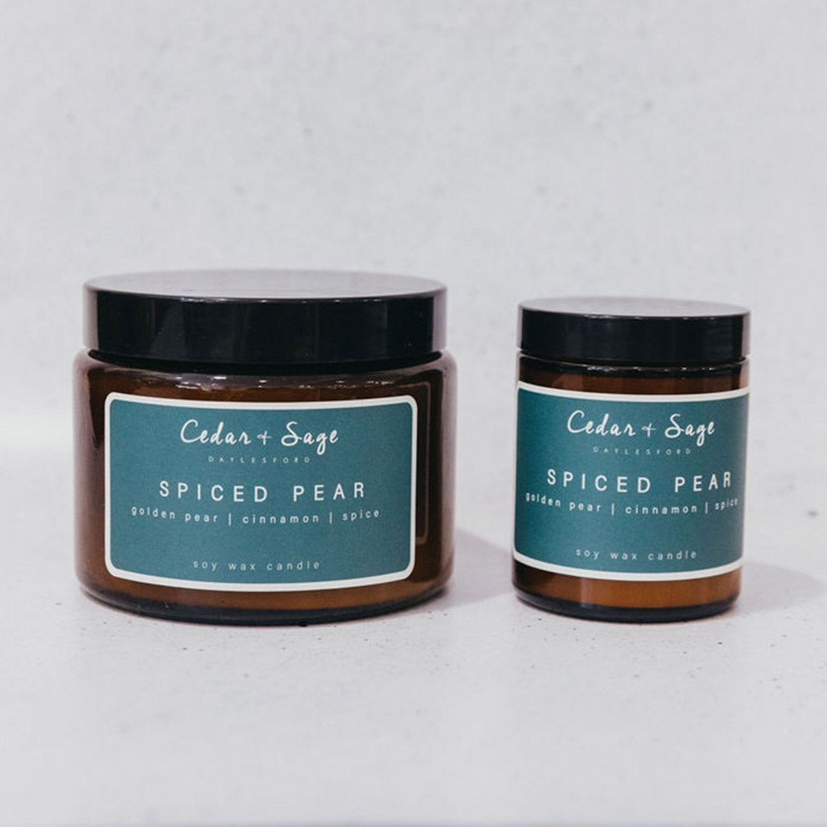 Cedar and Sage Spiced Pear Candle