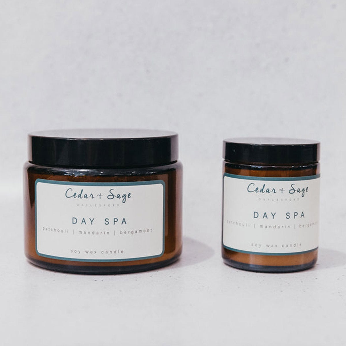 Cedar and Sage Day Spa Candle