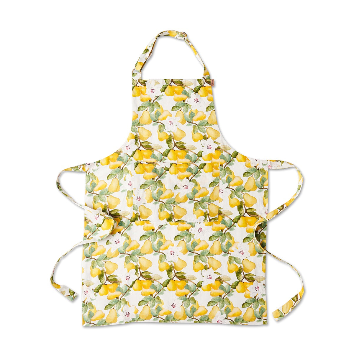 Summer Lily White Apron One Size