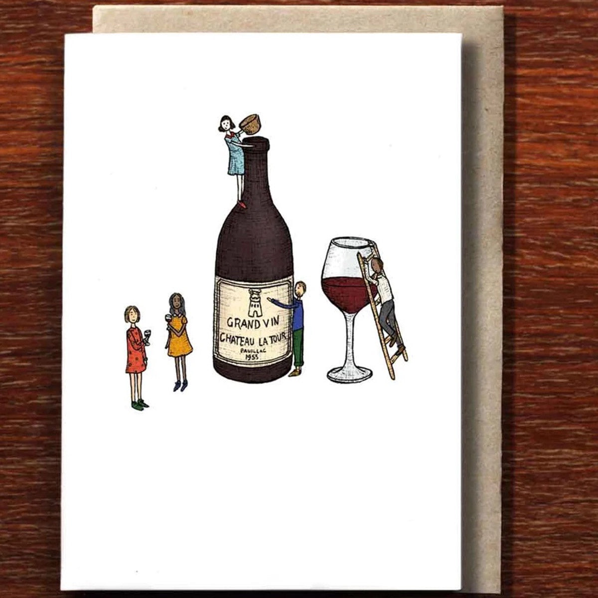 Wine Time, Greeting Card