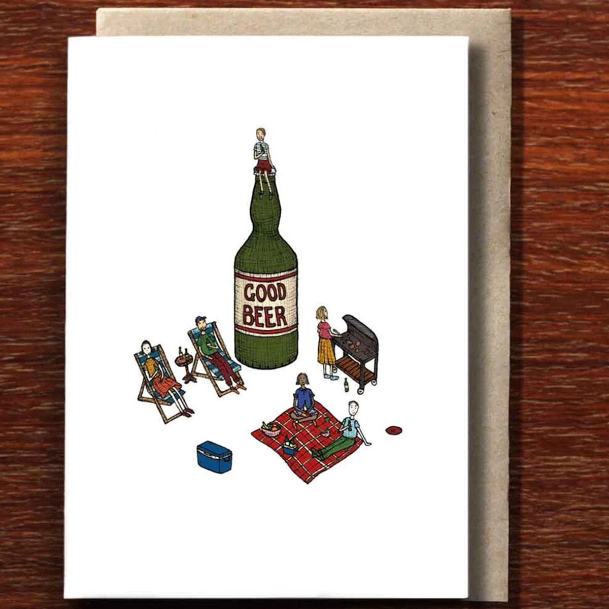 Good Beer Greeting Card