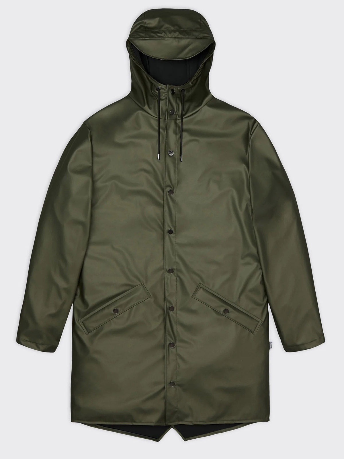 Rains Long Jacket - Evergreen