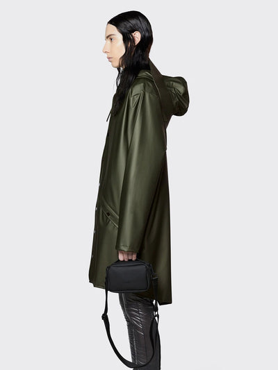 Rains Long Jacket - Evergreen