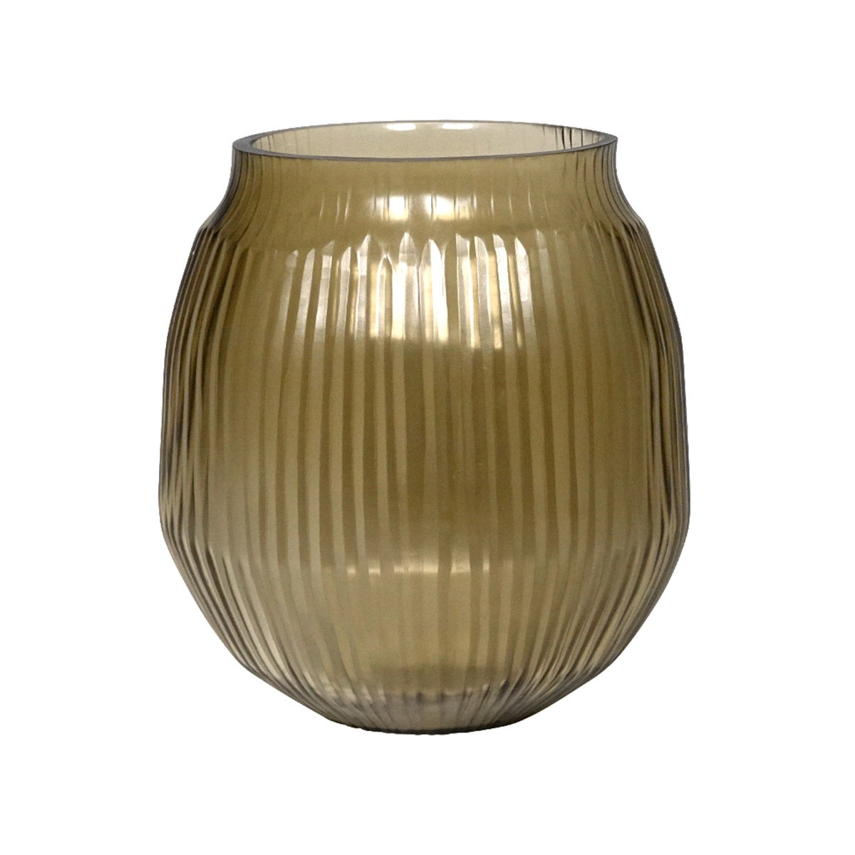 Cut Glass Vase SML Gold