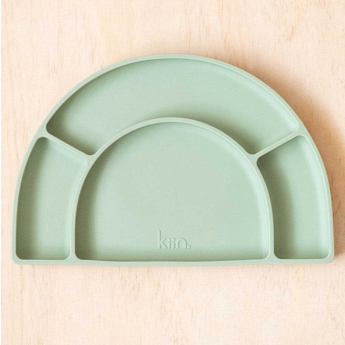 Silicone Divided Plate - Sage