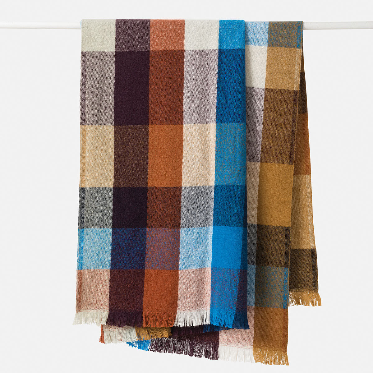 Cabin Wool Blanket Mulberry