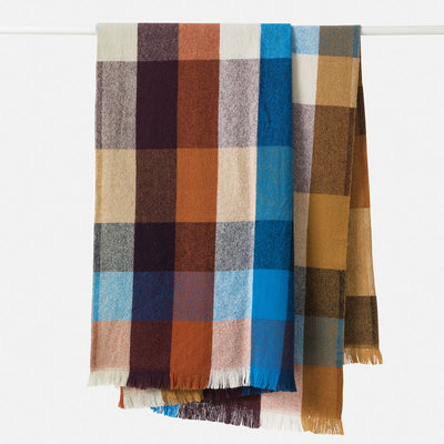 Cabin Wool Blanket Mulberry
