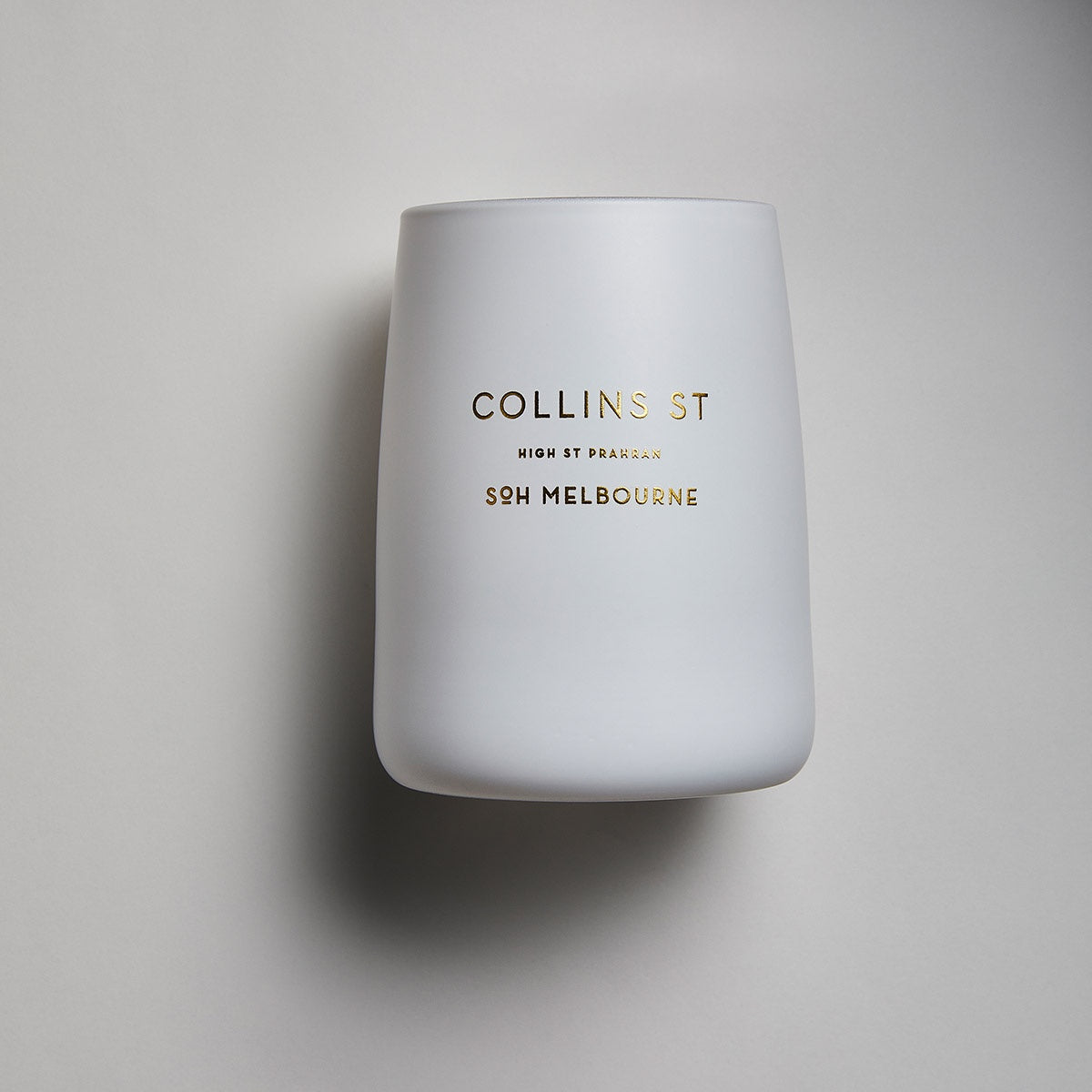 Collins St White Matte Candle