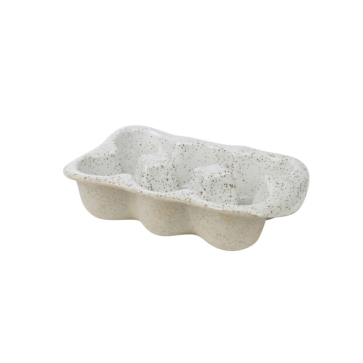 Egg Crate 6 Cup White Garden to Table
