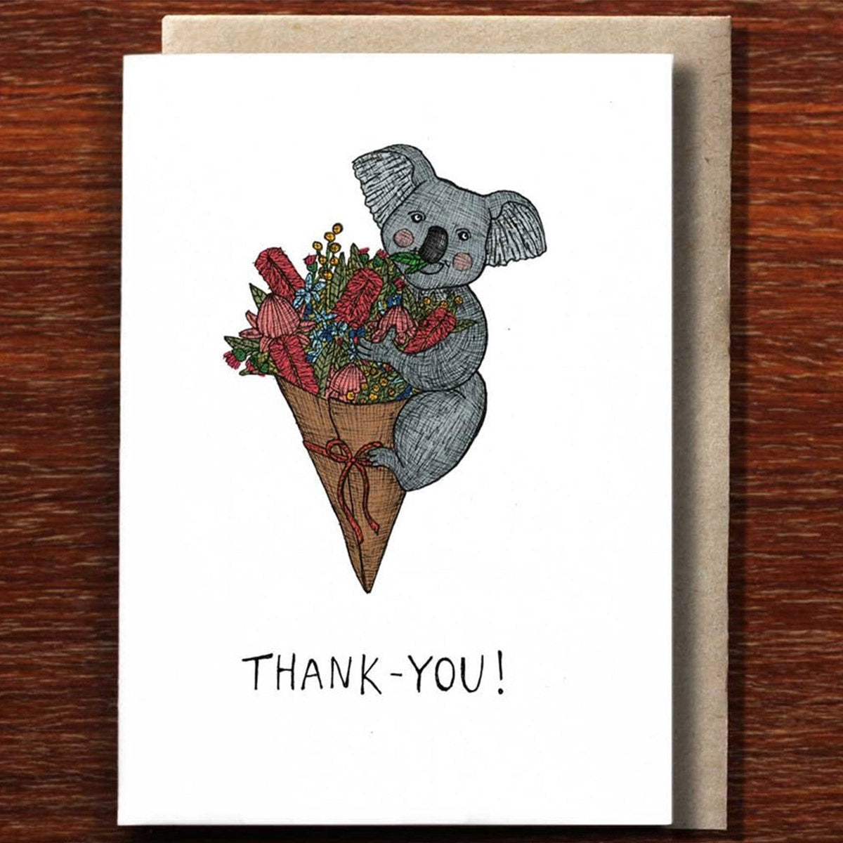 Thanks Koala Greeting Card