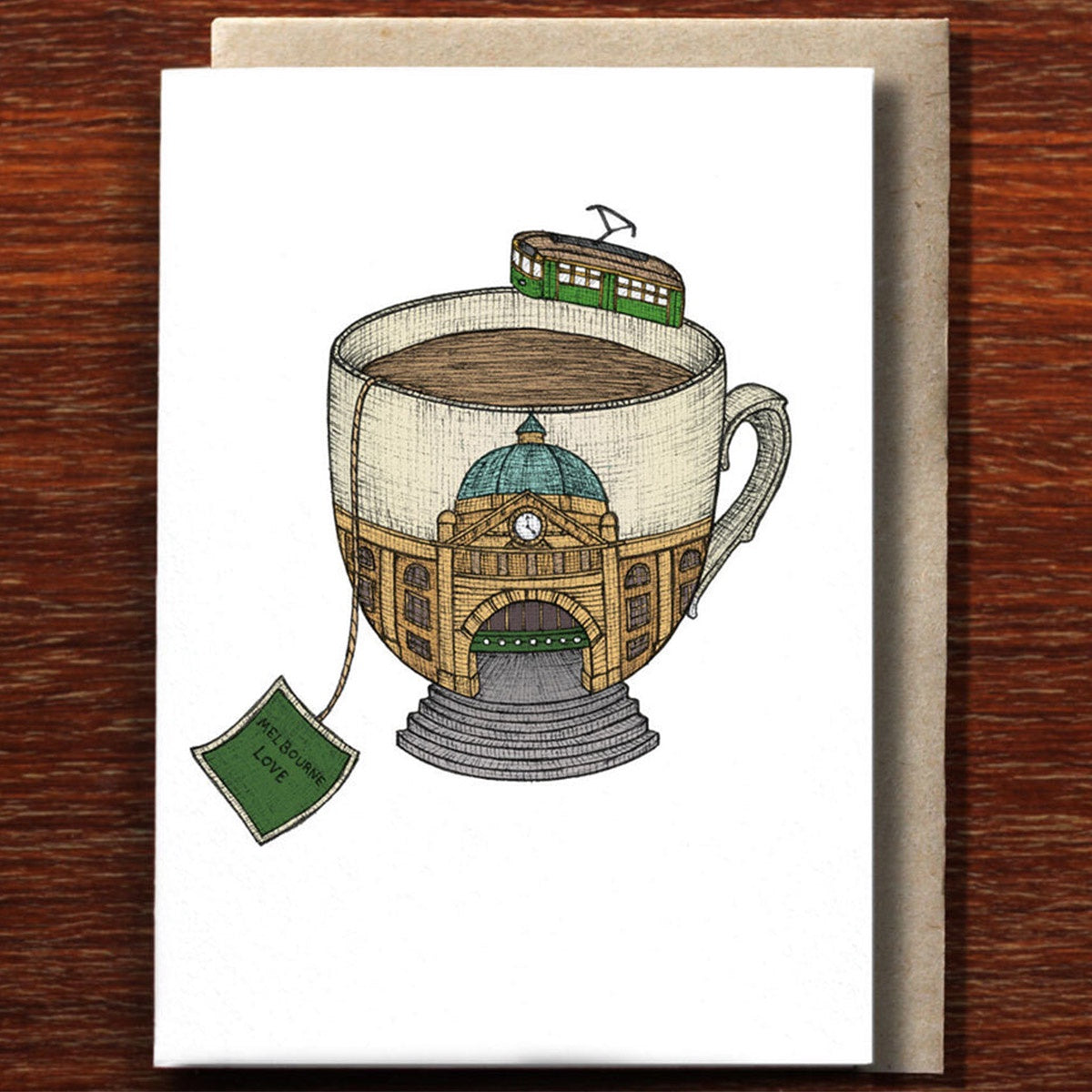 Teacup Melbourne, Greeting Card
