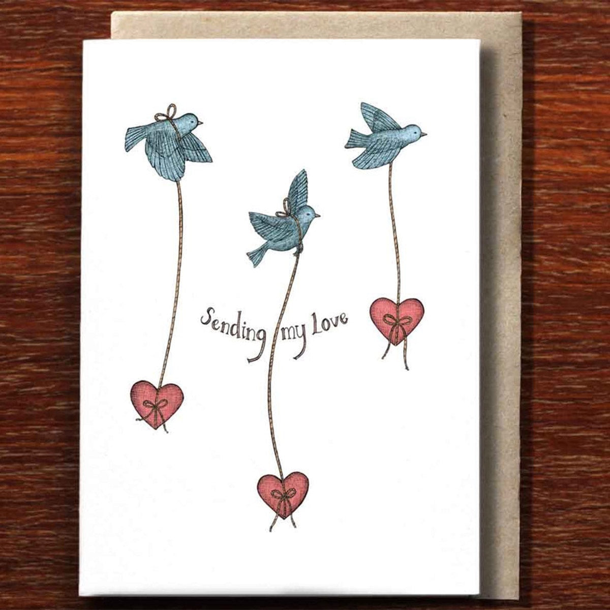 Sending My Love, Greeting Card